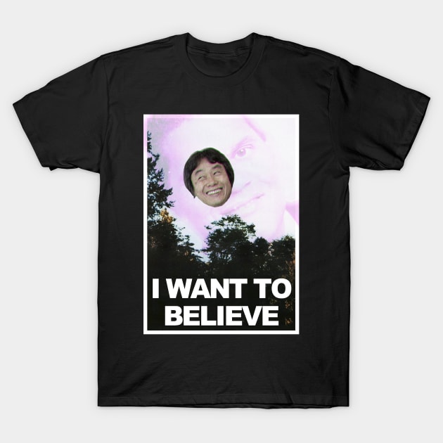 I want to believe Miyamoto T-Shirt by Jijarugen